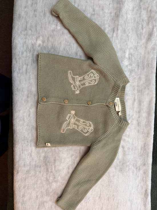 Petite Maison Kids Other - Petite maison x NONO Kids Knit Cardigan Sweater in Sage Green